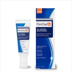 NWT PanOxyl AM Oil Control Moisturizer with Mineral Sunscreen Acne Prone Skin